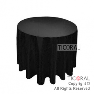 MANTEL LISO HS2201-3 NEGRO 213CM DIAM PLASTICO x 1